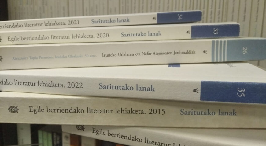 Egile berrientzako euskarazko literatura lehiaketa abian da Iruñean