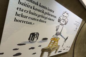 ‘Bazen behin’ erakusketa, Bilboko Metroko geltokietatik Donostiako Okendoko Kultur Etxera