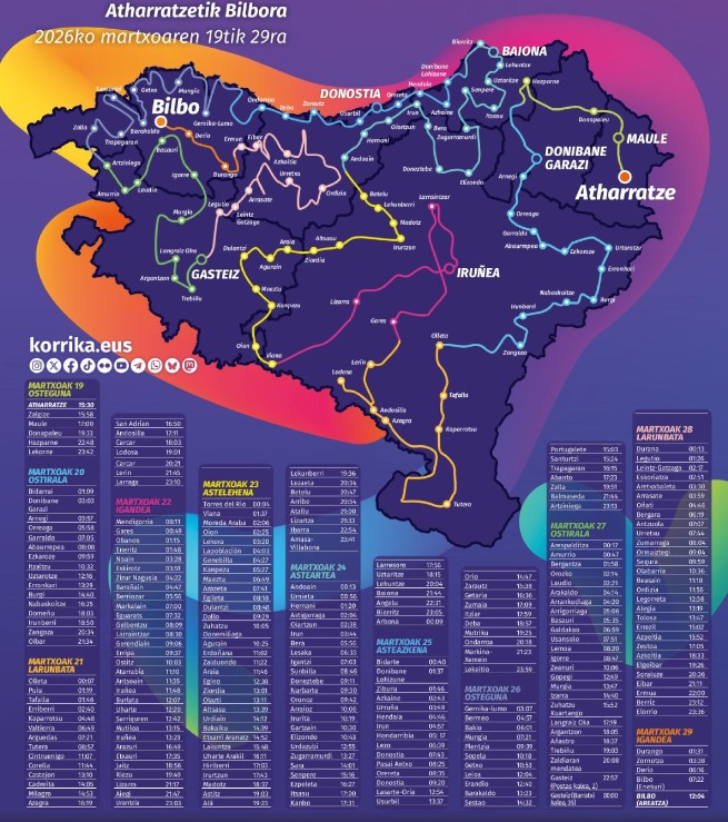 AEK-k 24. Korrikaren ibilbidearen xehetasunak eman ditu ezagutzera