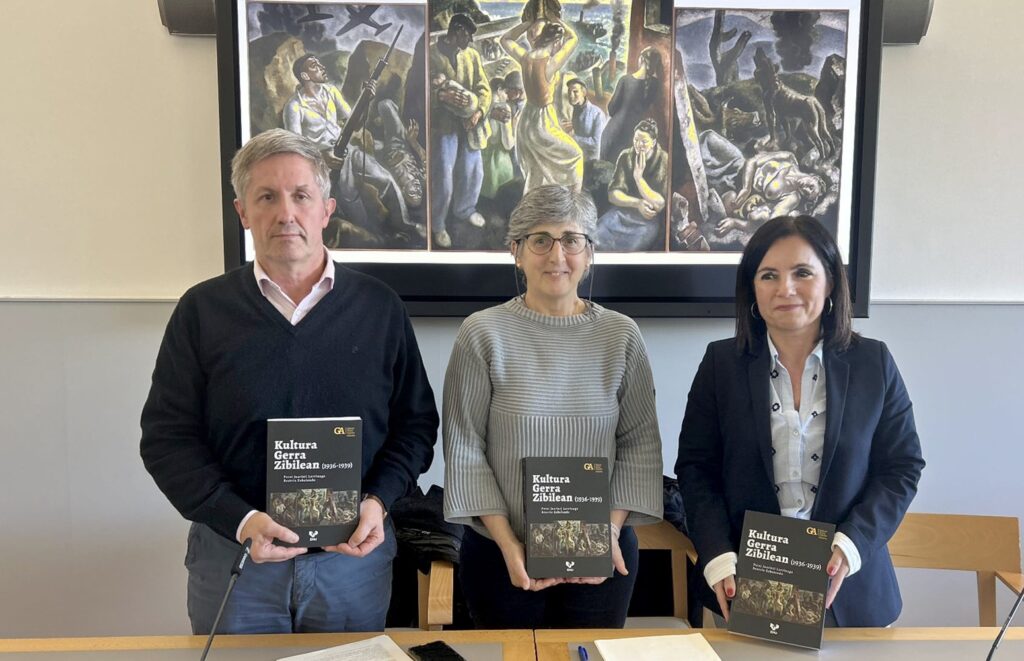 ‘Kultura Gerra Zibilean (1936-1939)’, 36ko gerraren egoera kulturalari so egiten dion liburua