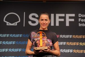 Gure Zinema Sariak Patricia Lopez Arnaizen ibilbidea aitortu du