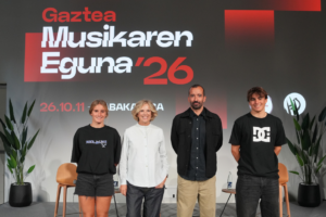 Hogei euskal talde eta bakarlaritik gora bilduko ditu Gaztearen Musikaren Egunak Tabakaleran